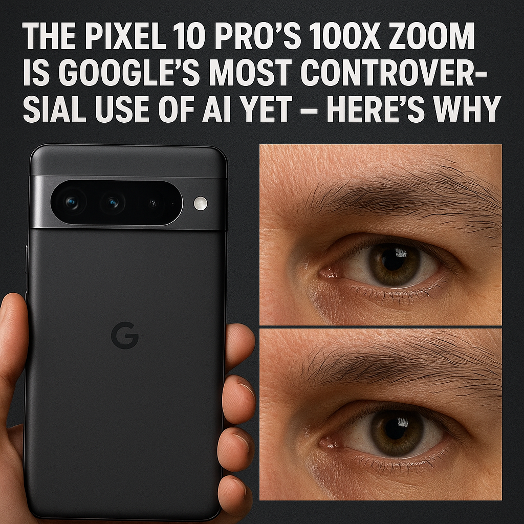 Pixel 10 Pro’s 100x Zoom Sparks an AI Firestorm